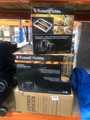 3 X ASSORTED ITEMS TO INCLUDE RUSSELL HOBBS FOOD COLLECTION DEEP FRYER