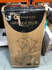 KINDERKRAFT GRANDE PLUS STROLLER - RRP £129