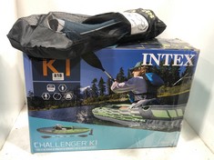 2X WATER SPORTS ITEMS TO INCLUDE INTEX CHALLENGER K1 TO INCLUDE U.S. DIVERS SNORKELLING SET