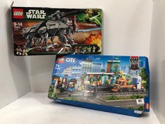 LEGO 60335 CITY TRAIN STATION TO INCLUDE LEGO 75019 STAR WARS AT-TE BATTLE OF GEONOSIS