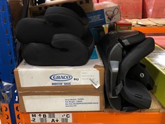 4X CAR SEATS TO INCLUDE MAXI-COSI NOMAD PLUS CAR SEAT TO INCLUDE GRACO BOOSTER BASIC GROUP 3 CAR SEAT IN OPAL SKY- RRP £160