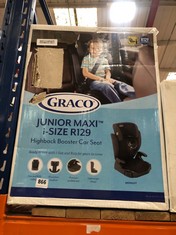 GRACO JUNIOR MAXI I-SIZE R129 HIGHBACK BOOSTER CAR SEAT