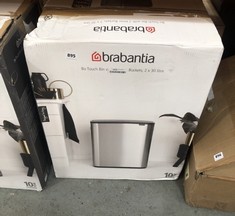 BRABANTIA BO TOUCH BIN WITH 2 INNER BUCKETS 2 X 30L