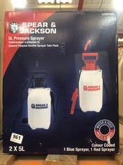 SPEAR AND JACKSON 5L PRESSURE SPRAYER