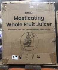 F1900 MASTICATING WHOLE FRUIT JUICER - RRP £126