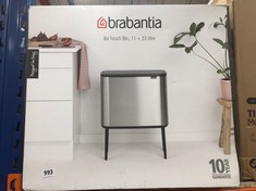 BRABANTIA BO TOUCH BIN 11+23L