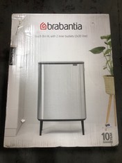 BRABANTIA BO TOUCH BIN HI WITH 2 X 30L INNER BUCKETS