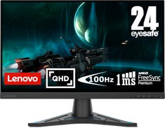 LENOVO G24QE-20 MONITOR (ORIGINAL RRP - £223) IN BLACK. (WITH BOX) [JPTC69549]