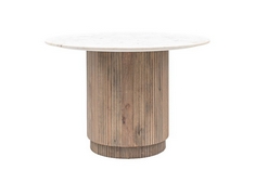 MARMO ROUND DINING TABLE 1100X1100X750MM MODEL NO. 542322 - RRP £1249.95