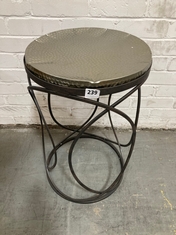 KIMBA SIDE TABLE GOLD IRON RRP- £174.95