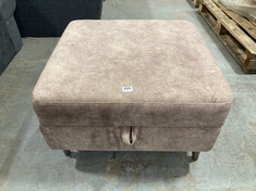 THE HACKNEY STORAGE FOOTSTOOL WITH MEMORY FOAM CUSHION IN LIFESTYLE DAPPLE RRP- £349