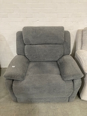 LAY-Z-BOY DENVER POWER RECLINER CHAIR LUSSO CHARCOAL