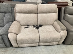 LAY-Z-BOY POWER RECLINER 2 SEATER SOFA MINK FABRIC