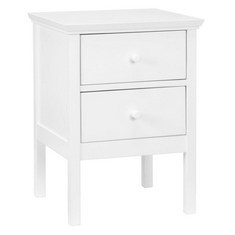 JOHN LEWIS WILTON 2 DRAWER BEDSIDE WHITE RRP- £109