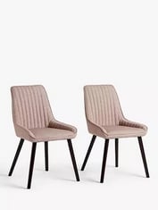 JOHN LEWIS TORONTO ARMCHAIR BLUSH - 1 PAIR RRP- £329