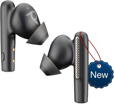 POLY VOYAGER FREE 60 EAR BUDS (ORIGINAL RRP - £125.79) IN BLACK. (WITH BOX) [JPTC69509]