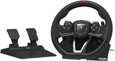 HORI RWA RACING WHEEL GAMING ACCESSORY (ORIGINAL RRP - £129.99) IN BLACK. (WITH BOX) [JPTC69447]