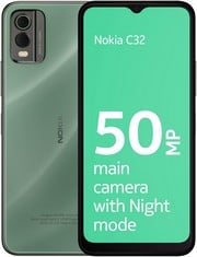 NOKIA C32 PHONE (ORIGINAL RRP - £129.99) IN GREEN. (WITH BOX) [JPTC69400]