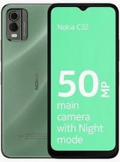 NOKIA C32 PHONE IN GREEN. (WITH BOX) [JPTC69395]