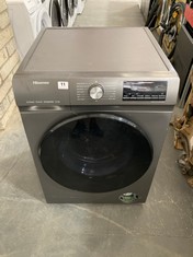 HISENSE FREESTANDING WASHING MACHINE IN GREY - MODEL NO. WFQA1214EVJMT - RRP £429