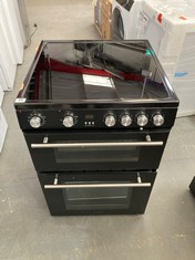 HISENSE 60CM ELECTRIC DOUBLE OVEN WITH CERAMIC HOB IN BLACK - MODEL NO. HDE3211BBUK - RRP £380