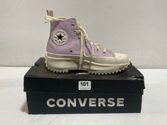 CONVERSE RUN STAR HIKE HI-TOPS PINK CLAY/PALE AMETHYST SIZE 5.5 RRP- £109.99