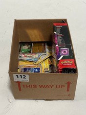 SMALL BOX OF ASSORTED POKEMON TRADING CARD GAMETO INCLUDE BATTLE DECK TINKATON PACK