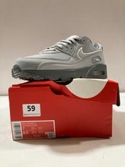 NIKE AIR MAX 90 TRAINERS WOLF GREY/WHITE-COOL GREY SIZE 6 RRP- £145