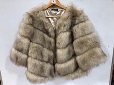 JEYLEY COLLECTION 100% REAL FUR COAT SIZE M/L - RRP £390