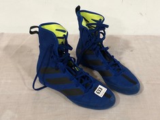 ADIDAS BOXING BOOTS BLUE/BLACK SIZE 5.5