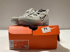 NIKE AIR VAPORMAX 2021 FK (GS) TRAINERS WHITE/WHITE-BLACK SIZE 3 RRP- £140