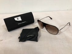 DOLCE & GABBANA SUNGLASSES WITH CASE AND SLEEVE BAG (DG2162 04/13 140 3N) - RRP £114