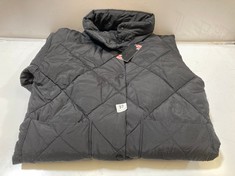 COPPEROSE PARIS WOMENS LONG PUFFER HACKET IN BLACK SIZE SMALL / MEDIUM