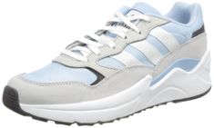 QTY OF ITEMS TO INLCUDE 1X PAIR ADIDAS WOMEN'S RETROPY ADISUPER W SNEAKER, GREY TWO/FTWR WHITE/CLEAR SKY, 7.5 UK TO INCLUDE 1X PAIR ADIDAS WOMEN'S RIVALRY LOW 86 W SNEAKER, GREY ONE/FTWR WHITE/OFF WH