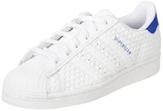 QTY OF ITEMS TO INLCUDE 1X PAIR ADIDAS WOMEN'S SUPERSTAR W SNEAKER, FTWR WHITE/FTWR WHITE/LUCID BLUE, 5 UK TO INCLUDE 1X PAIR ADIDAS WOMEN'S STAN SMITH BONEGA W SNEAKER, CORE BLACK/FTWR WHITE/GOLD ME