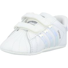 6 X PAIR ADIDAS UNISEX KIDS SUPERSTAR CRIB GYMNASTICS SHOES, WHITE FTWR WHITE FTWR WHITE CORE BLACK FTWR WHITE FTWR WHITE CORE BLACK, 3 UK CHILD.