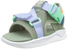 QTY OF ITEMS TO INLCUDE 5X PAIR ASSORTED KIDS ADIDAS TRAINERS TO INCLUDE ADIDAS 360 SANDAL 3.0 I SNEAKER, SILVER GREEN/BLUE DAWN/BEAM ORANGE, 5 UK CHILD, ADIDAS UNISEX KIDS STAN SMITH CF I GYMNASTICS