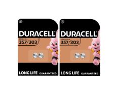 56 X DURACELL 357/303 SR44 WITH SILVER OXIDE.