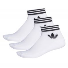 15 X ADIDAS TREF ANK SCK HC SOCKS - WHITE/BLACK, 4346.