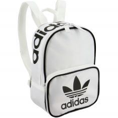 QTY OF ITEMS TO INLCUDE 12X ASSORTED ADIDAS BAGS TO INCLUDE ADIDAS ORIGINALS WOMEN'S ORIGINALS SANTIAGO MINI BACKPACK, WHITE, ONE SIZE, ORIGINALS SANTIAGO MINI BACKPACK, ADIDAS ORIGINALS UNISEX ORIGI