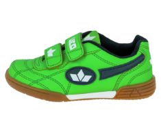 5 X LICO UNISEX KIDS BERNIE V INDOOR SHOES, GREEN GREEN MARINE WHITE, 2 UK.