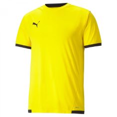 QTY OF ITEMS TO INLCUDE BOX OF APPROX 30 ITEMS TO INCLUDE PUMA UNISEX KIDS TEAMLIGA JERSEY JR SHIRT, CYBER YELLOW-PUMA BLACK, SIZE: 164, VICTORY VIDEO SAMPLER.