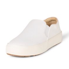 QTY OF ITEMS TO INLCUDE 3 X ASSORTED SHOWS TO INCLUDE ESSENTIALS WOMEN'S SLIP-ON TRAINERS, WHITE, 6 UK, ESSENTIALS WOMEN'S BLOCK HEEL MULES, TAN FAUX MICROSUEDE, 5.5 UK.