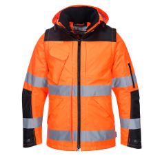 QTY OF ITEMS TO INLCUDE 5X ASSORTED SAFETY WEAR TO INCLUDE PORTWEST PRO HI-VIS 3-IN-1 JACKET, SIZE: XXXL, COLOUR: ORANGE/BLACK, C469OBRXXXL, PORTWEST S460 WATERPROOF COMFORT HI-VIS WINTER TRAFFIC JAC