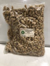 5X ROASTED PEANUTS IN SHELL 2KG.