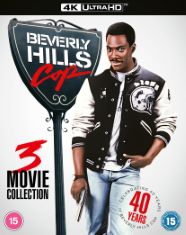 7X ASSORTED DVDS TO INCLUDE BEVERLY HILLS COP TRILOGY 4K UHD.