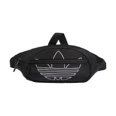 22 X ADIDAS ORIGINALS UNISEX ADULT ORIGINALS NATIONAL WAIST TECHNICAL FANNY PACK, BLACK/CORE WHITE, ONE SIZE UK.