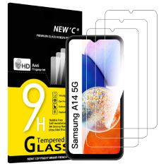 QTY OF ITEMS TO INLCUDE BOX OF ASSORTED ITEMS TO INCLUDE NEW'C [3 PACK DESIGNED FOR SAMSUNG GALAXY A14 5G/4G, M14 5G SCREEN PROTECTOR TEMPERED GLASS, ANTI SCRATCH, BUBBLE FREE, ULTRA RESISTA TRANSPAR