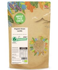 QTY OF ITEMS TO INLCUDE BOX OF ASSORTED FOOD ITEMS TO INCLUDE WHOLEFOOD EARTH ORGANIC GREEN LENTILS 500G GMO FREE | VEGAN | HIGH FIBRE | HIGH PROTEIN | CERTIFIED ORGANIC, WHOLEFOOD EARTH ORGANIC CHIC