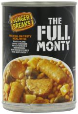 16 X 6 PACK OF HUNGER BREAKS THE FULL MONTY MEALS 395 G (PACK OF 6).